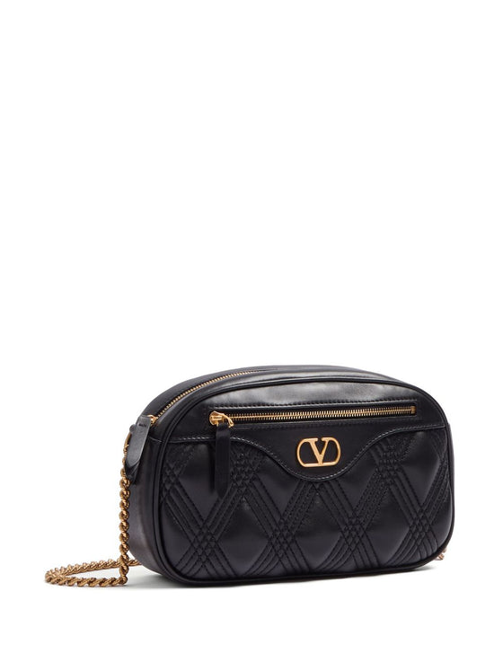 Valentino Garavani Quiltie 67 leather camera bag