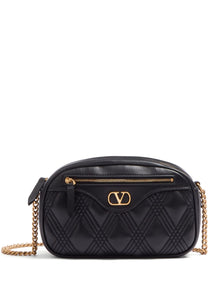  Valentino Garavani Quiltie 67 leather camera bag