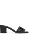 Valentino Garavani 60mm VLogo Signature leather sandals