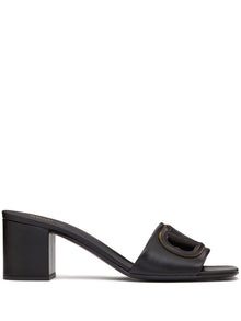  Valentino Garavani 60mm VLogo Signature leather sandals
