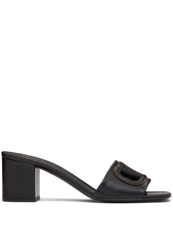 Valentino Garavani 60mm VLogo Signature leather sandals