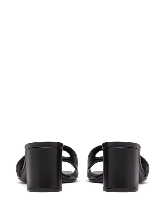 Valentino Garavani 60mm VLogo Signature leather sandals