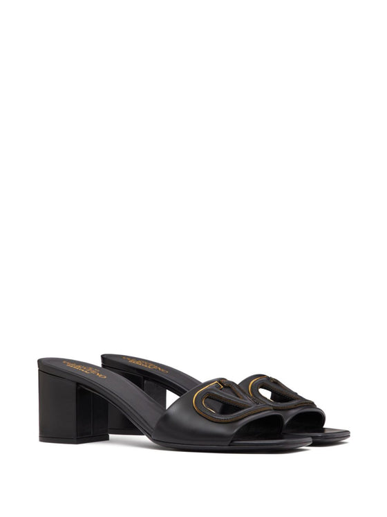 Valentino Garavani 60mm VLogo Signature leather sandals