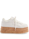 Valentino Garavani Freedots XL Sneaker in Calfskin and Cork