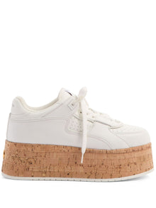  Valentino Garavani Freedots XL Sneaker in Calfskin and Cork