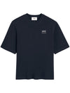 Ami Paris T-shirts and Polos Blue