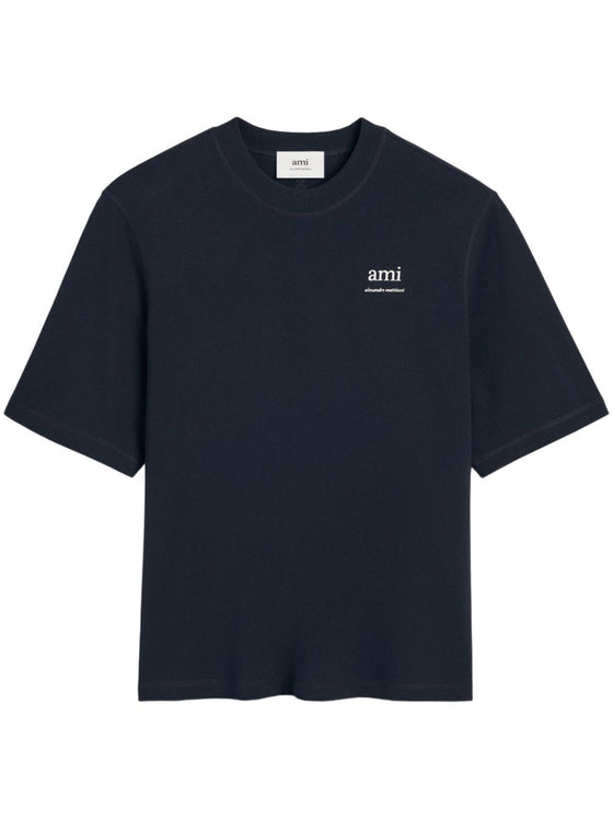 Ami Paris T-shirts and Polos Blue
