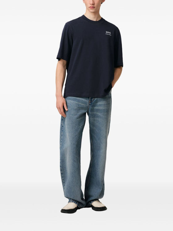 Ami Paris T-shirts and Polos Blue
