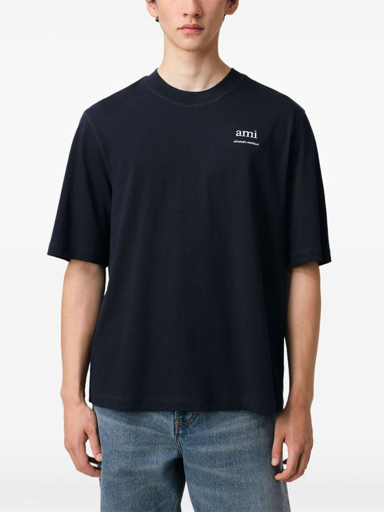 Ami Paris T-shirts and Polos Blue