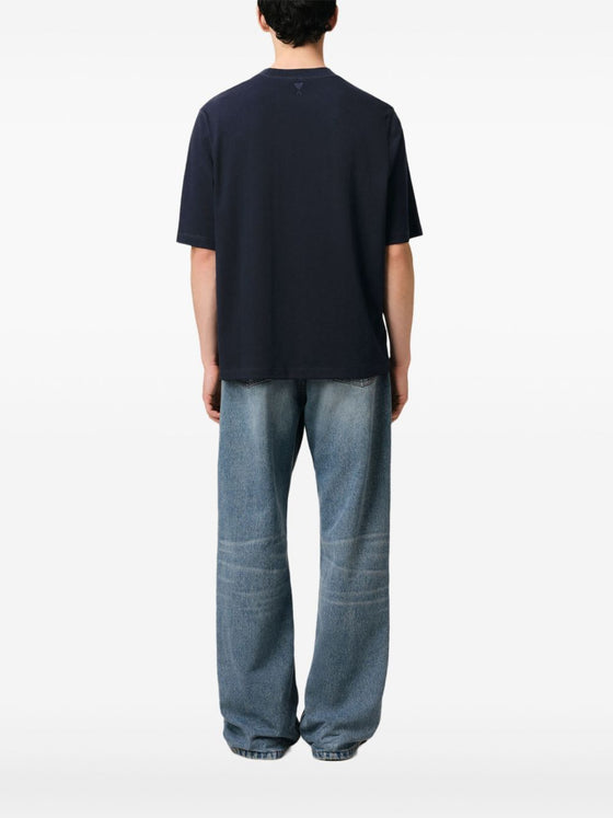 Ami Paris T-shirts and Polos Blue