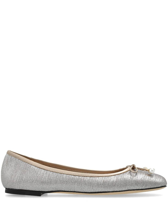 Jimmy Choo Elme Flat with Pearl embellishment