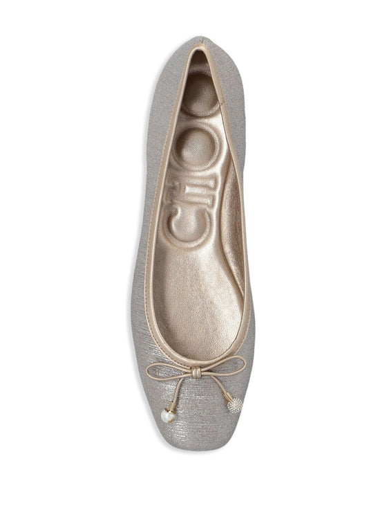 Jimmy Choo Elme Flat with Pearl embellishment