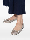 Jimmy Choo Elme Flat with Pearl embellishment