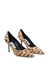 Jimmy Choo Love 85 Leopard Print Pony Pumps
