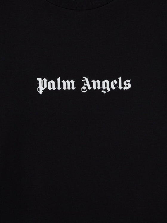 Palm Angels logo print cotton T-shirt