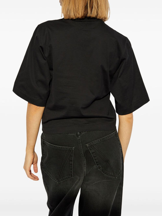 Palm Angels crop T-shirt with logo