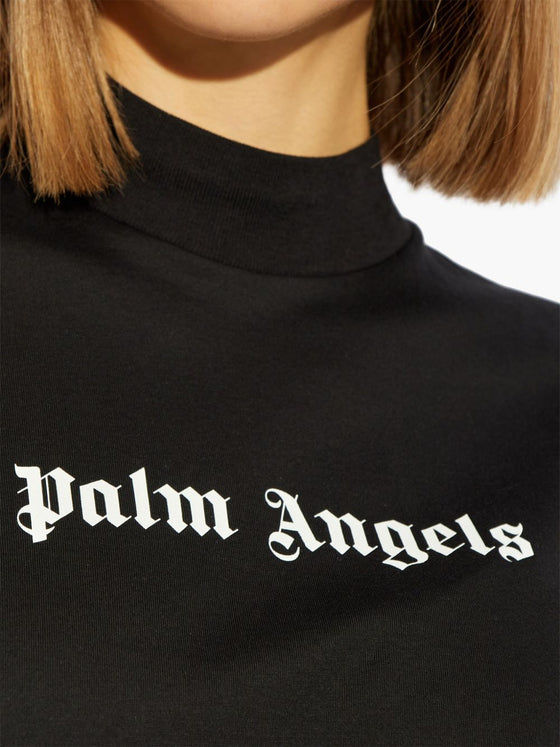 Palm Angels crop T-shirt with logo