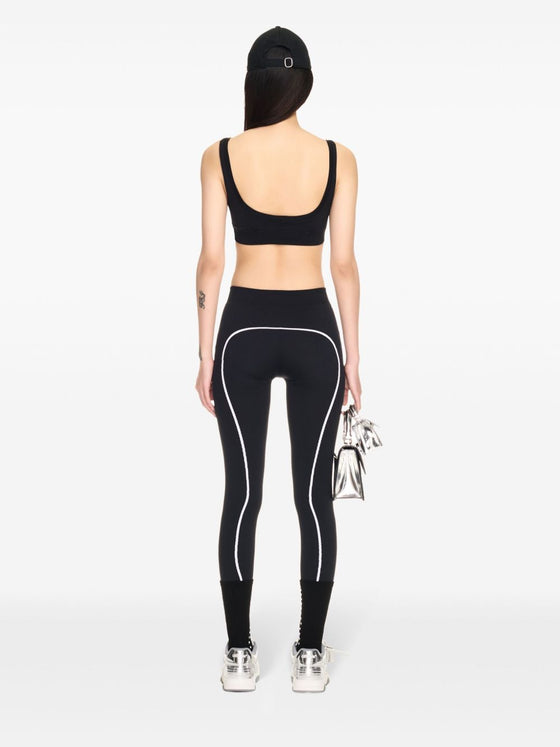 Off White Trousers Black