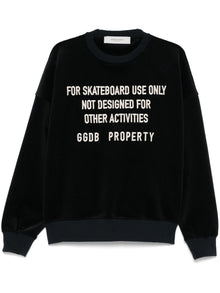  Golden Goose crew neck sweatshirt with embroidered lettering