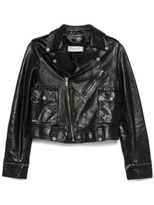  Golden Goose leather jacket with shiny effect