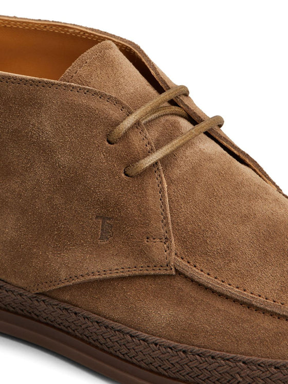 Tod's Suede Leather Ankle Boot