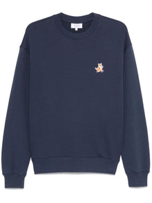  Maison Kitsune fox-motif cotton sweatshirt