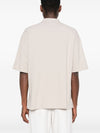 Maison Kitsune bold fox head patch oversize polo