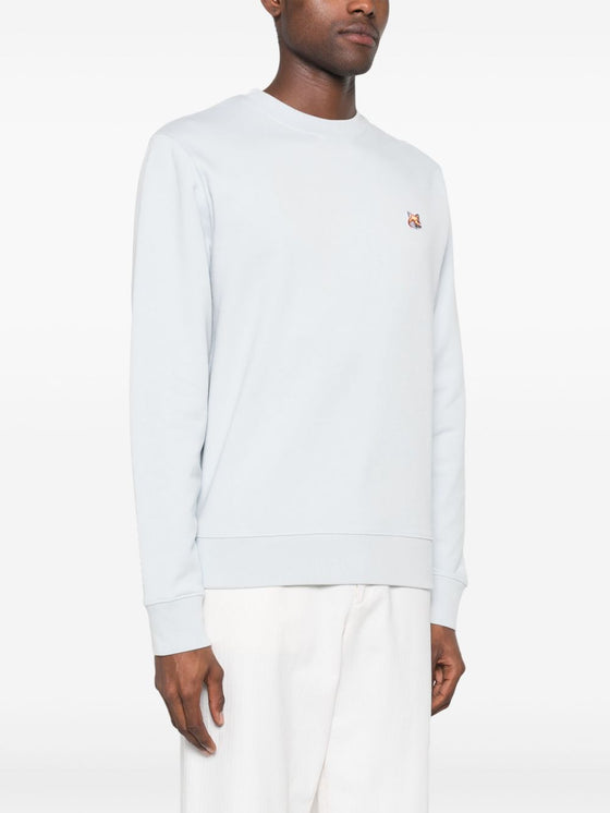 Maison Kitsune fox head-patch sweatshirt