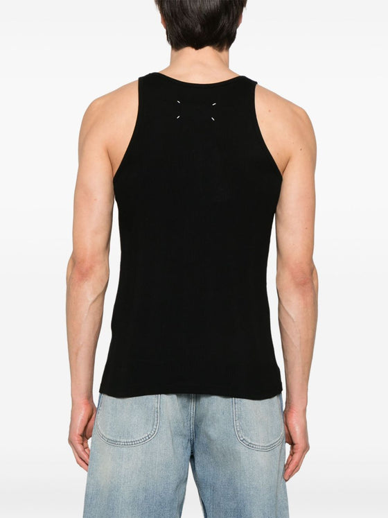 Maison Margiela ribbed-knit top