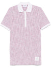 Thom Browne Appliquéd striped cotton-blend tweed mini dress