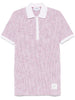Thom Browne Appliquéd striped cotton-blend tweed mini dress