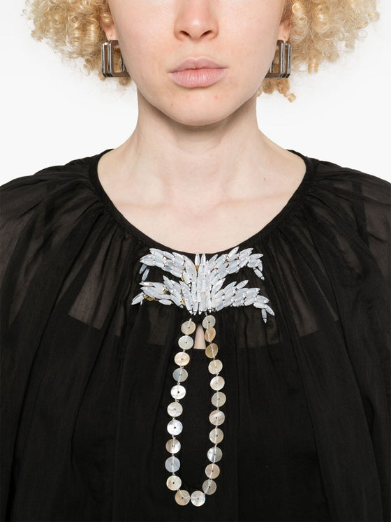 Forte Forte bead-embellished blouse