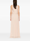 Forte Forte Long dress with floral appliques