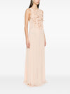 Forte Forte Long dress with floral appliques