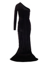 Balenciaga Long asymmetrical one-shoulder dress
