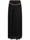 Balenciaga Chain-detail pleated skirt