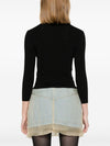 Balenciaga BB-pattern open-knit jumper