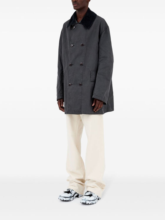 Maison Margiela Double Breasted Cotton Jacket