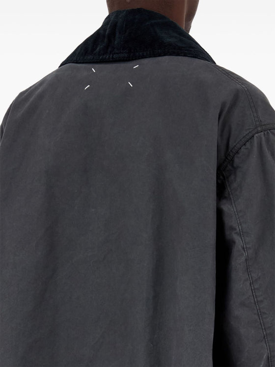 Maison Margiela Double Breasted Cotton Jacket
