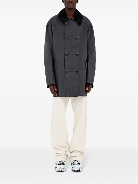 Maison Margiela Double Breasted Cotton Jacket