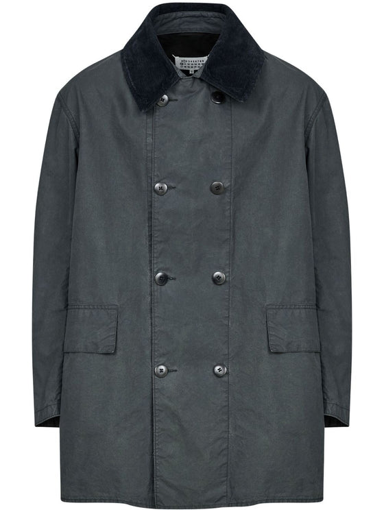 Maison Margiela Double Breasted Cotton Jacket