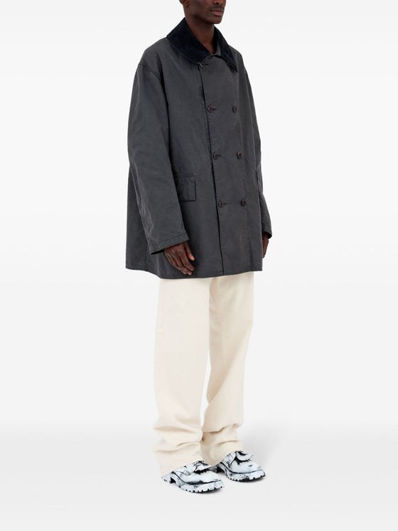 Maison Margiela Double Breasted Cotton Jacket