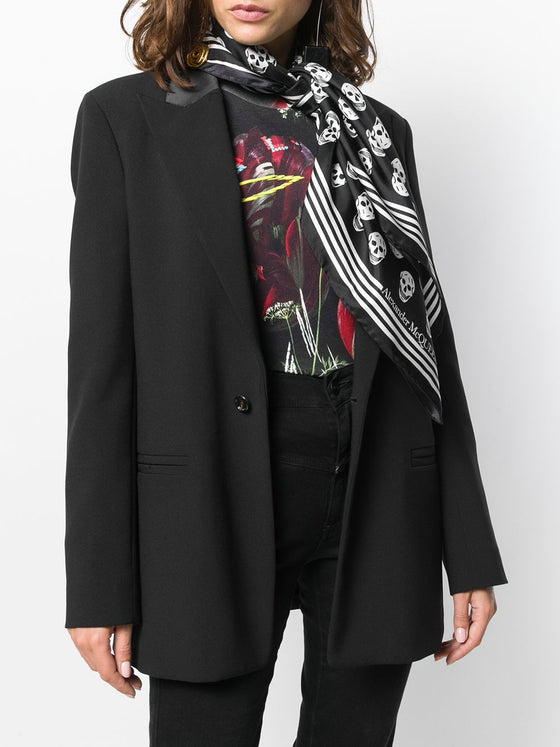 Alexander McQueen Skull silk scarf