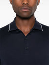 Brunello Cucinelli cotton polo shirt - blue