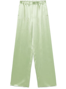  Valentino wide leg silk trousers