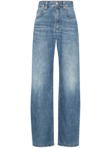  Brunello Cucinelli cotton boyfriend jeans