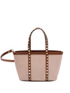 Valentino Garavani Rockstud canvas mini tote bag