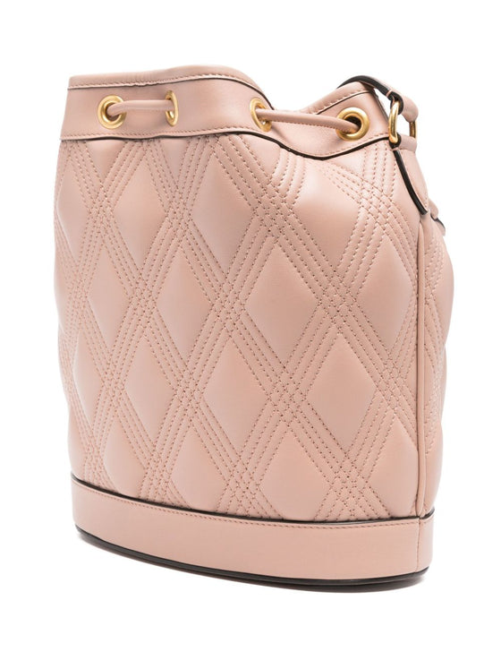 Valentino Garavani Quiltie 67 leather bucket bag