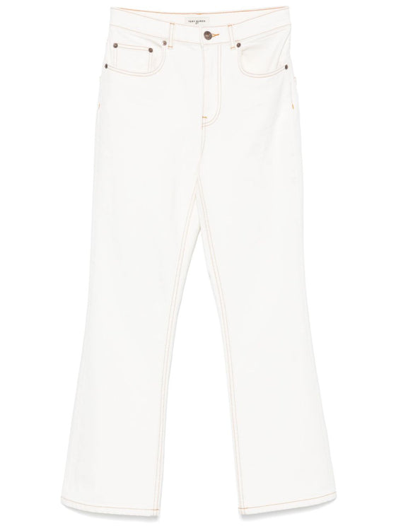 Tory Burch denim jeans - white