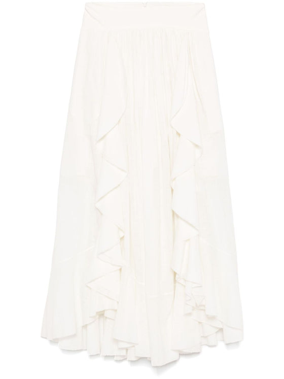 Zimmermann Ruffled maxi skirt